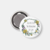 Seek Ye First the Kingdom Magnet (Vorderseite/Rückseite)