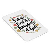 Seek Ye First the Kingdom of God Art Print Magnet (Rechte Seite)