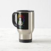 "Seek your Peace" Reisecoffee Mug Reisebecher (Vorderseite Links)