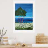 Seekante in der Bretagne Poster (Küche)