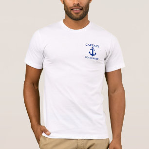 Seekapitän Name Anchor T-Shirt