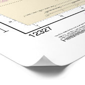 Seekarte 12327 im Hafen von New York Poster (Ecke)