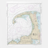 Seekarte 13246 über die Kabeljaubucht Fleecedecke (Vorderseite)