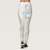 Seekarte 13246 über die Kabeljaubucht Leggings (Rückseite)