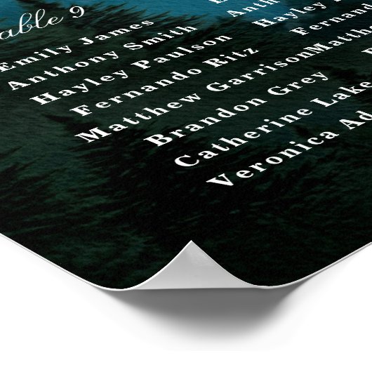 Seekarte Aurora Poster (Ecke)