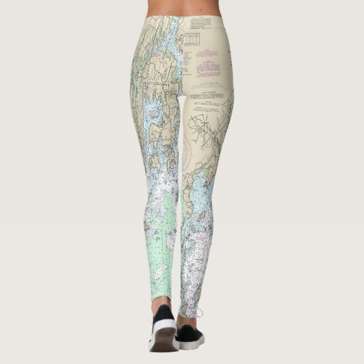 Seekarte Casco Bay 13290 Leggings (Rückseite)