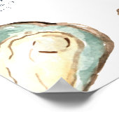 Seekarte der Alpenoyster Poster (Ecke)