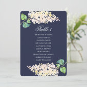 Seekarte der Marine. Blütenhochzeit Einladung (Stehend Vorderseite)