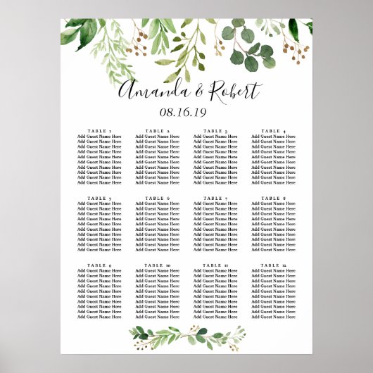 Seekarte der Sommerwilden Wiesen Poster (Vorne)