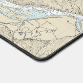 Seekarte des Columbia River 18523 Schreibtischunterlage (Ecke)
