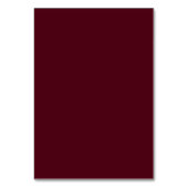 Seekarte für Burgund-Rote Calligrafie Tischnummer (Rückseite)