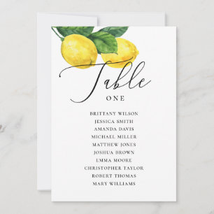 Seekarte für Lemon Amalfi Coast Citrus Einladung