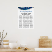 Seekarte für Navy Blue | Bis Poster (Küche)