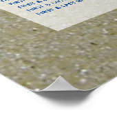 Seekarte für Starfish Poster (Ecke)