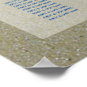 Seekarte für Starfish Poster (Ecke)