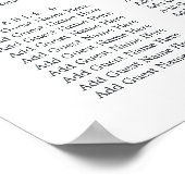 Seekarte für Violett und Sage Poster (Ecke)