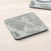 Seekarte Getränkeuntersetzer (Linke Seite)