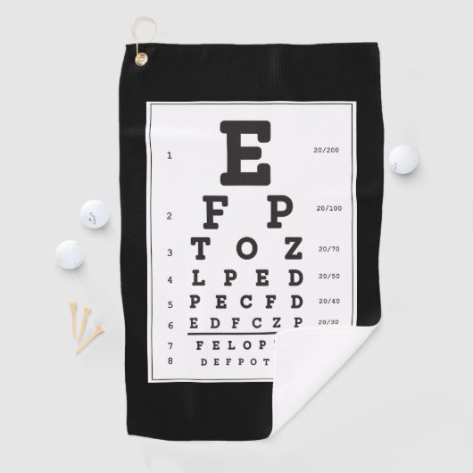 Seekarte Golf Handtuch (Insitu)