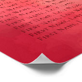 Seekarte im mexikanischen Stil Poster (Ecke)