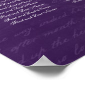 Seekarte Kronier Lila Poster (Ecke)