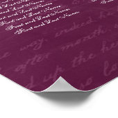 Seekarte Kronleuchter Berry Pink Poster (Ecke)