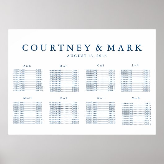 Seekarte Poster (Vorne)