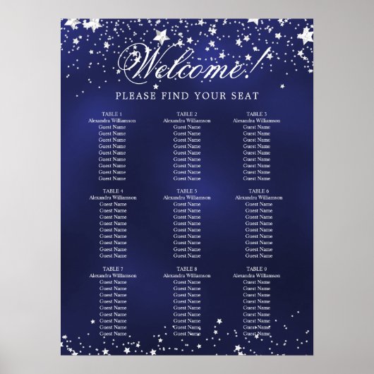 Seekarte Poster (Vorne)