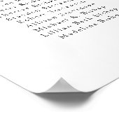 Seekarte Poster (Ecke)