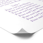 Seekarte Poster (Ecke)