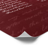 Seekarte Rot, kronleuchter Poster (Ecke)