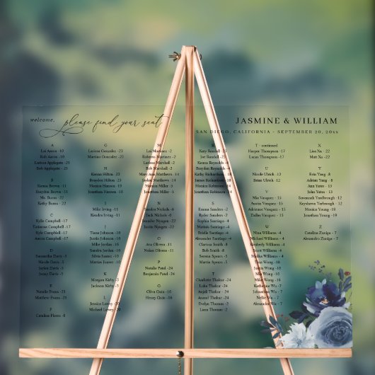 Seekarte S Acrylschild (Neutral)