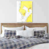 Seekarte Tampa Bay, Florida Leinwanddruck (Insitu (Schlafzimmer))