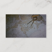 Seekarte und Kompass, Teiler Visitenkarte (Rückseite)