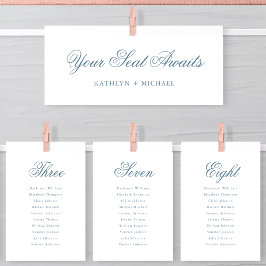 Seekarten-Header Moderne, dunkelblaue Script-Karte Einladung