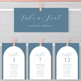 Seekarten-Header Moderne, dunkelblaue Script-Karte Einladung