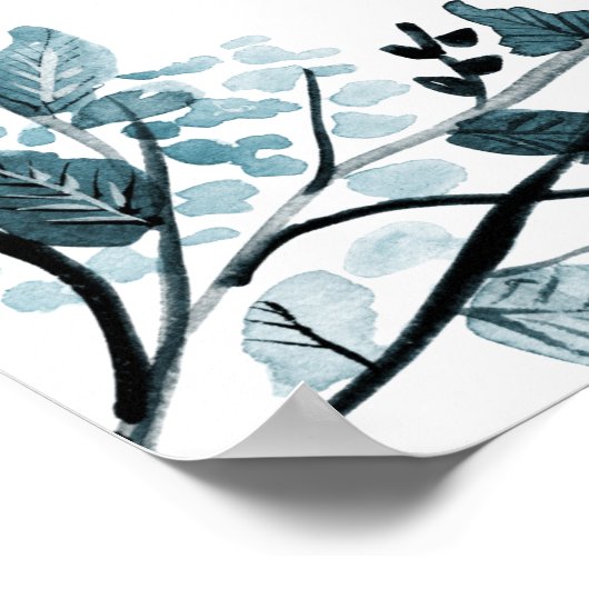 Seekarten-Plakat - Orientale Blossodesign Poster (Ecke)