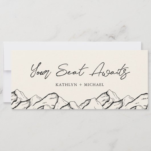 Seekartenführer Moderne Außenkarte Einladung (Vorderseite)