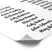 Seekartenplakat - Vogeldesign Poster (Ecke)