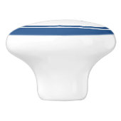 SeeKeramikgriff blauen Ketch Segelboots Keramikknauf (Seitenansicht)