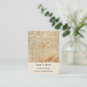 Seekette Saranac (Untere, Mittel- und Obere Seen) Visitenkarte (Stehend Vorderseite)