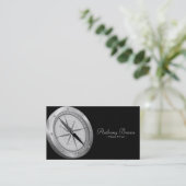 Seekompass-Visitenkarte Visitenkarte (Stehend Vorderseite)