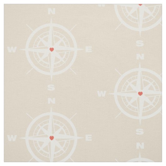 Seekompaßgewebe Stoff (Muster)