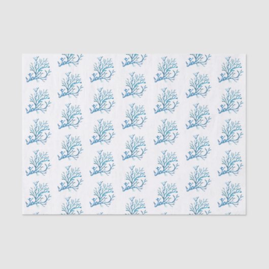 Seekorkor; Muster Strand Seidenpapier (Vorderseite)