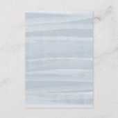 Seekranz | Beach Wedding Empfang Begleitkarte (Rückseite)