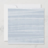 Seekranz | Seepferd und Muscheln Beach Wedding Einladung (Rückseite)