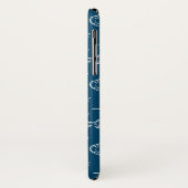 Seekreide, die Muster 2 zeichnet Case-Mate iPhone Hülle (Hinten/Links)