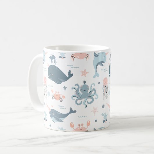Seekritter Kaffeetasse (Vorderseite Links)