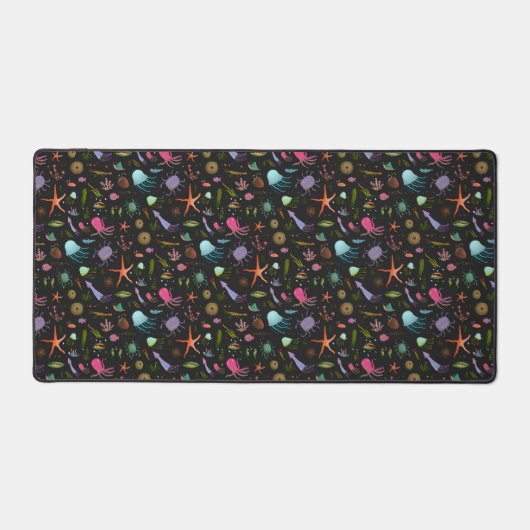 Seekritter-Muster Schreibtischunterlage (Vorderseite)