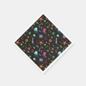 Seekritter-Muster Serviette (Ecke)