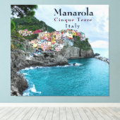 Seeküste Cinque Terre Manarola Italien Leinwanddruck (Insitu (Holzboden))
